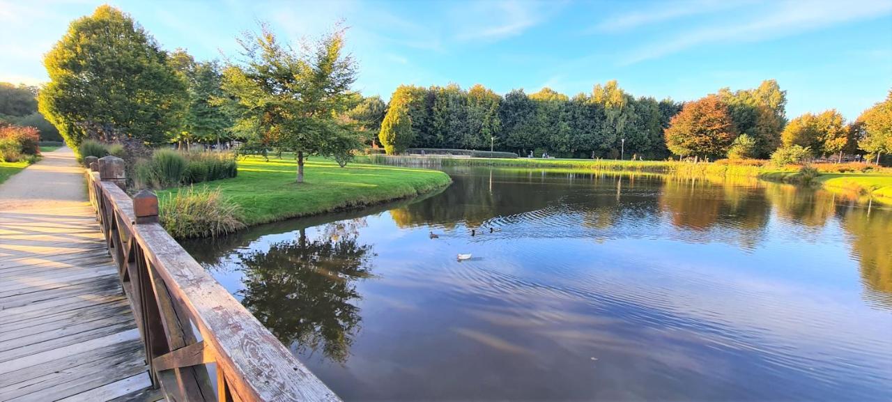 Idyllisches Ferienhaus Naehe Meyer Werft Papenburg Esterno foto